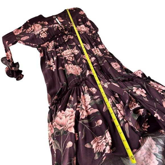 Johanna Ortiz X H&M Floral Maxi Dress Sz M - Picture 7 of 9